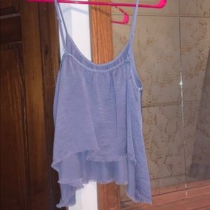 blue american eagle aerie tank top